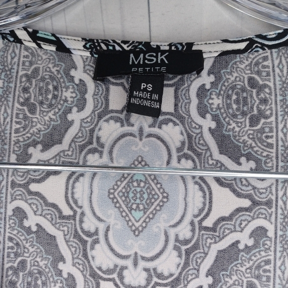 MSK multi pattern mini 70’s dress - Picture 7 of 10